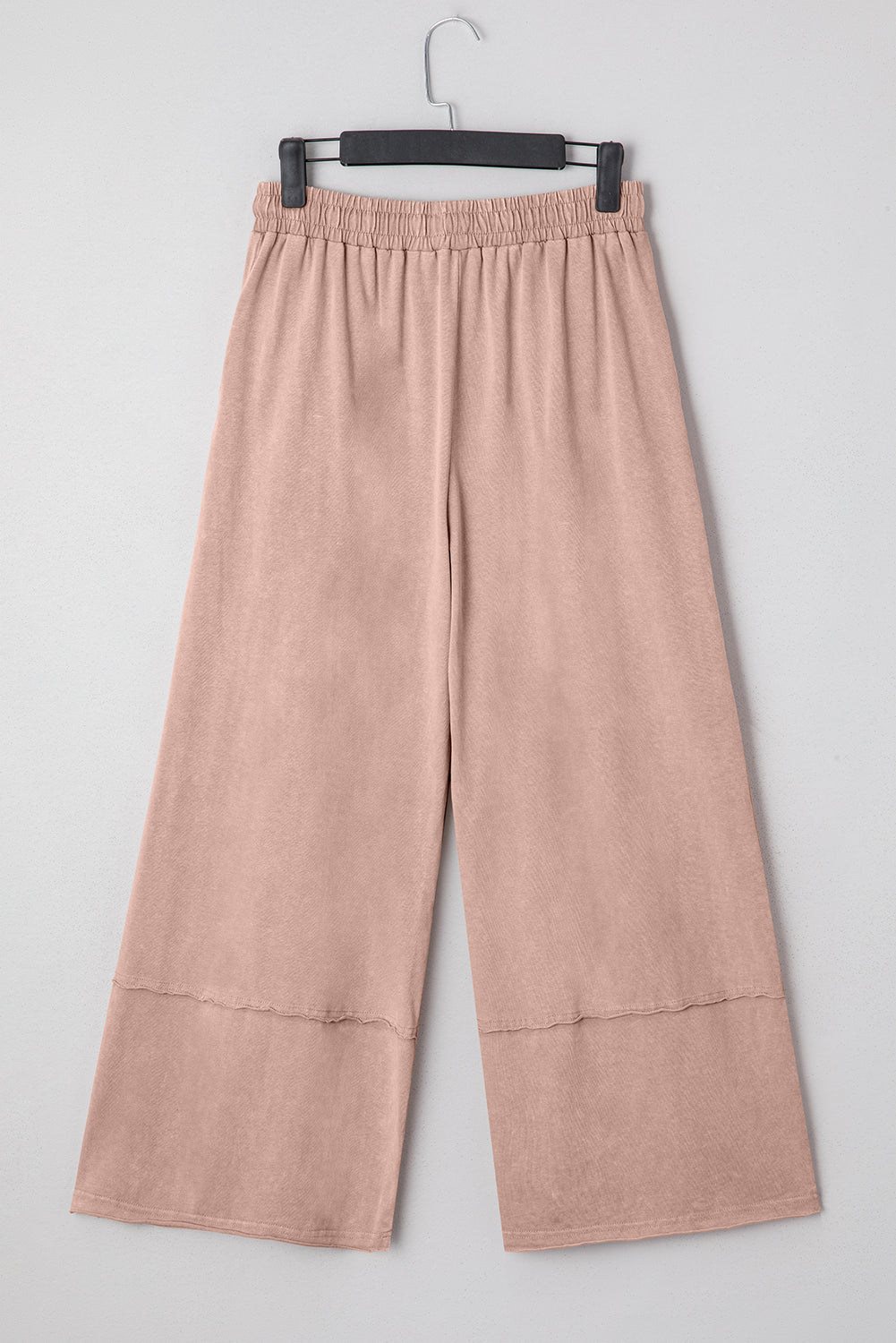 100% Cotton Flower Patch Mineral Washed Cropped Wide Leg Pants
